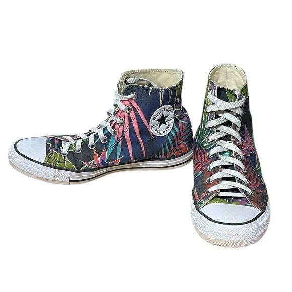 Converse Chuck Taylor All Stars Tropical Print, Size 8/10 - Picture 4 of 11